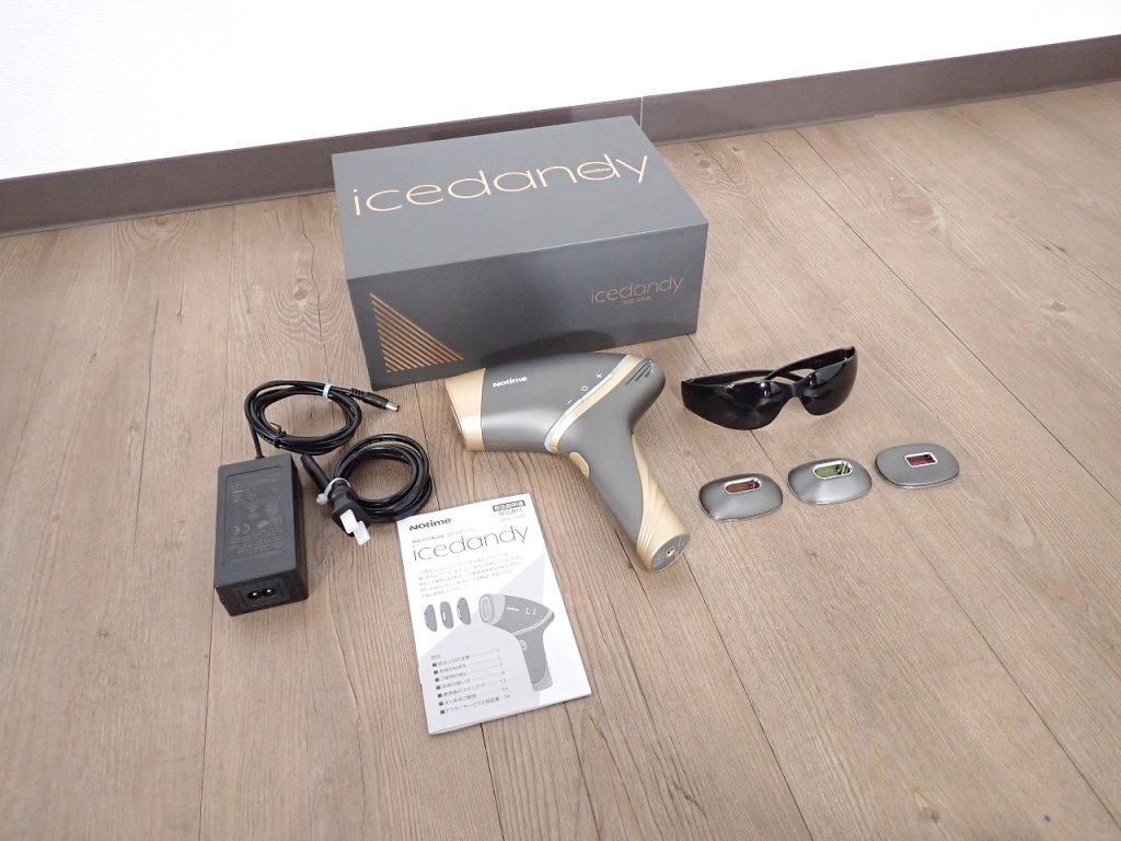 notime icedandy 脱毛器 本体・カートリッジ2個付き