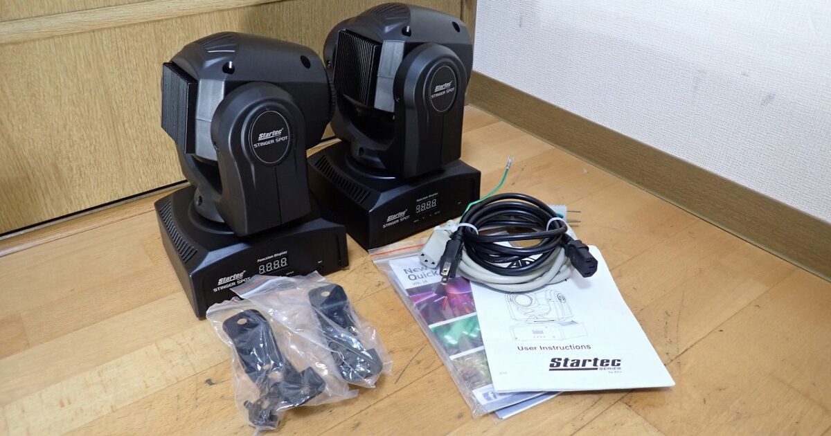 ムービングライト AMERICAN DJ Startec STINGER SPOT 10W LED ADJ スターテック スティンガースポット ムービングヘッド 2台