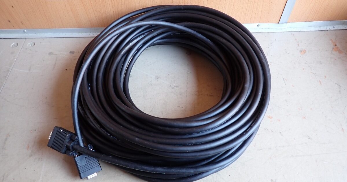 ディスプレイケーブル CABLE DIRECT EDIS-HD15MM-130 アナログ RGB VGA ミニ D-sub 15pin オス 30m