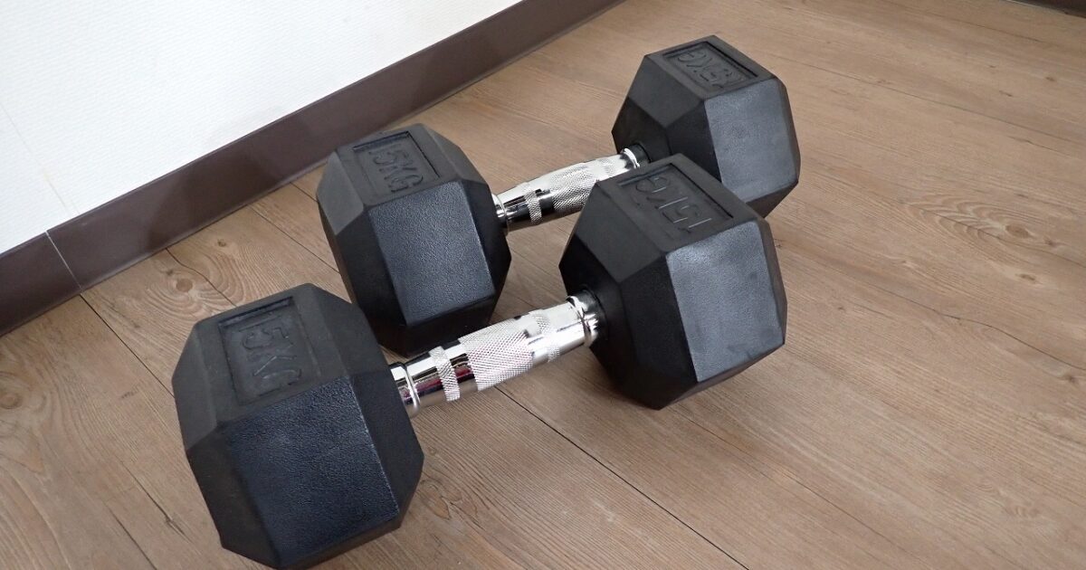 ラバーヘックスダンベル EVOLGEAR EVA-0413 エヴォルギア 固定式 15kg 2個セット 30kg