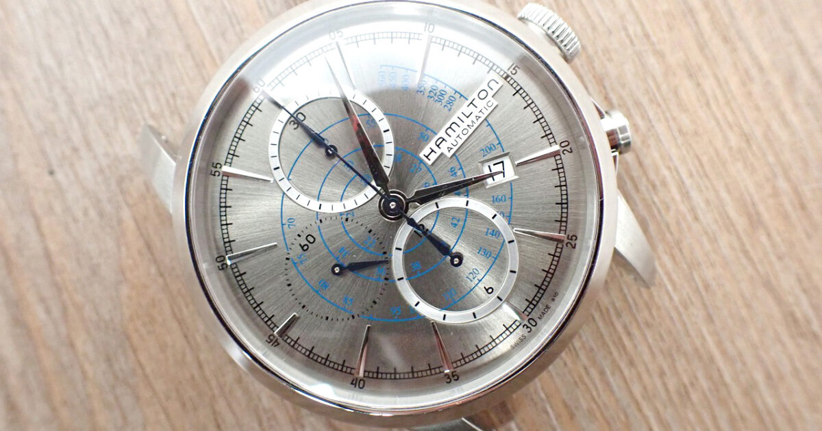 腕時計 Hamilton AUTOMATIC H406560 ハミルトン レイルロード 自動巻き 裏スケ オートマチック メンズ 男性 シルバー