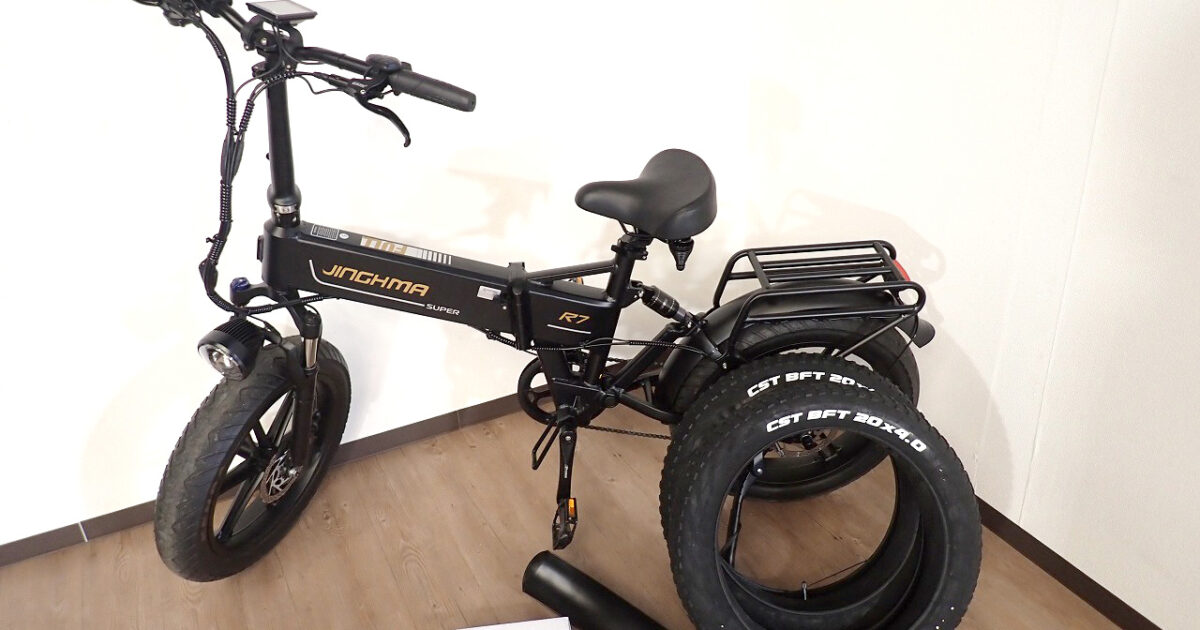 電動アシスト自転車 E-bike JINGHMA R7 ファットバイク 極太タイヤ 20インチ×4.0 スノータイヤ 800W MATE X