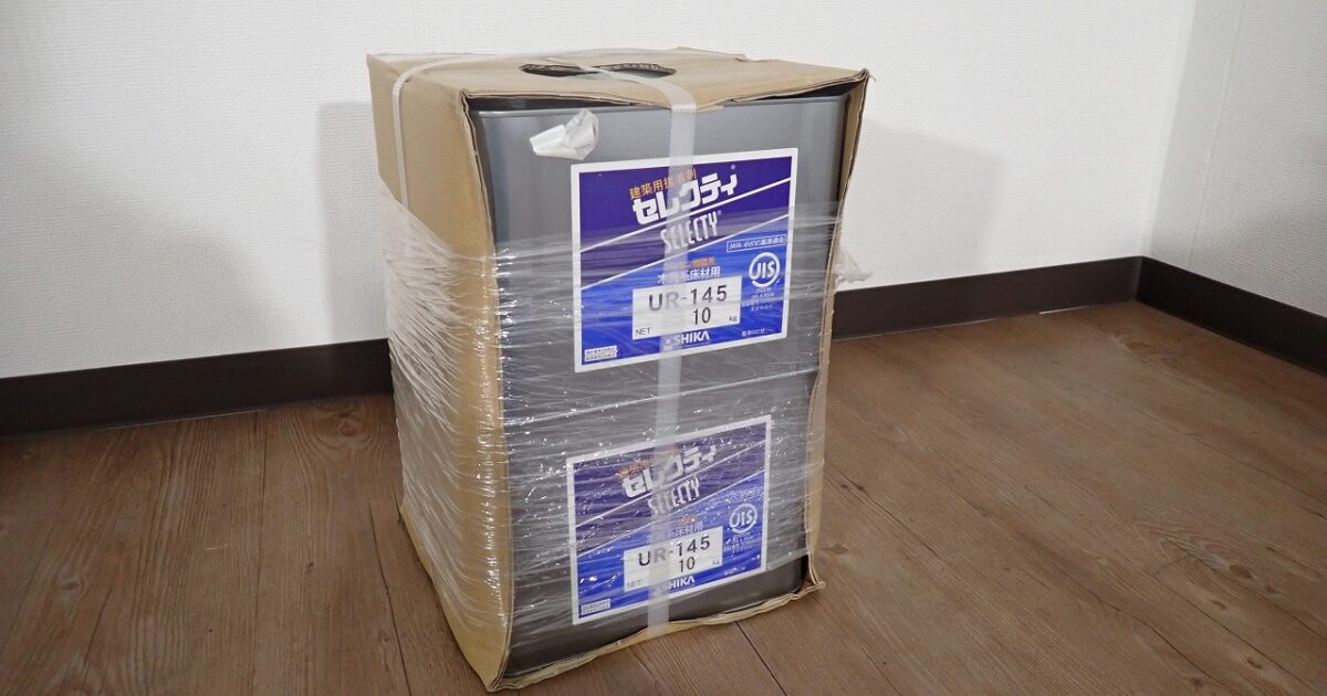 接着剤 OSHIKA SELECTY UR-145 オーシカ セレクティ ウレタン樹脂系 木質系床材用 建築用 10kg 2缶セット 20kg フローリング