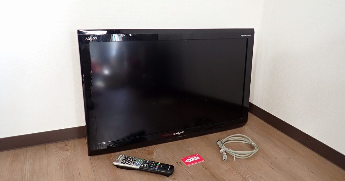 液晶テレビ SHARP AQUOS LC-32E7 シャープ アクオス 32型 リモコン B-CAS ハイビジョンパネル 2系統 HDMI端子