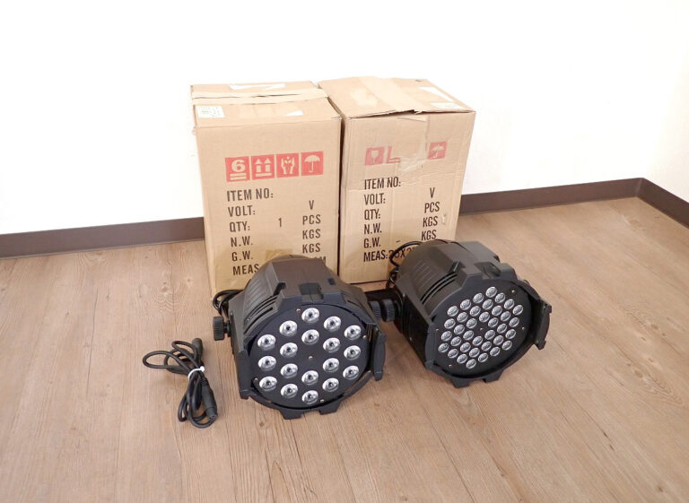 ステージライト 舞台照明 スポットライト 天吊り DMX 512 AC90～240V LED 2台セット