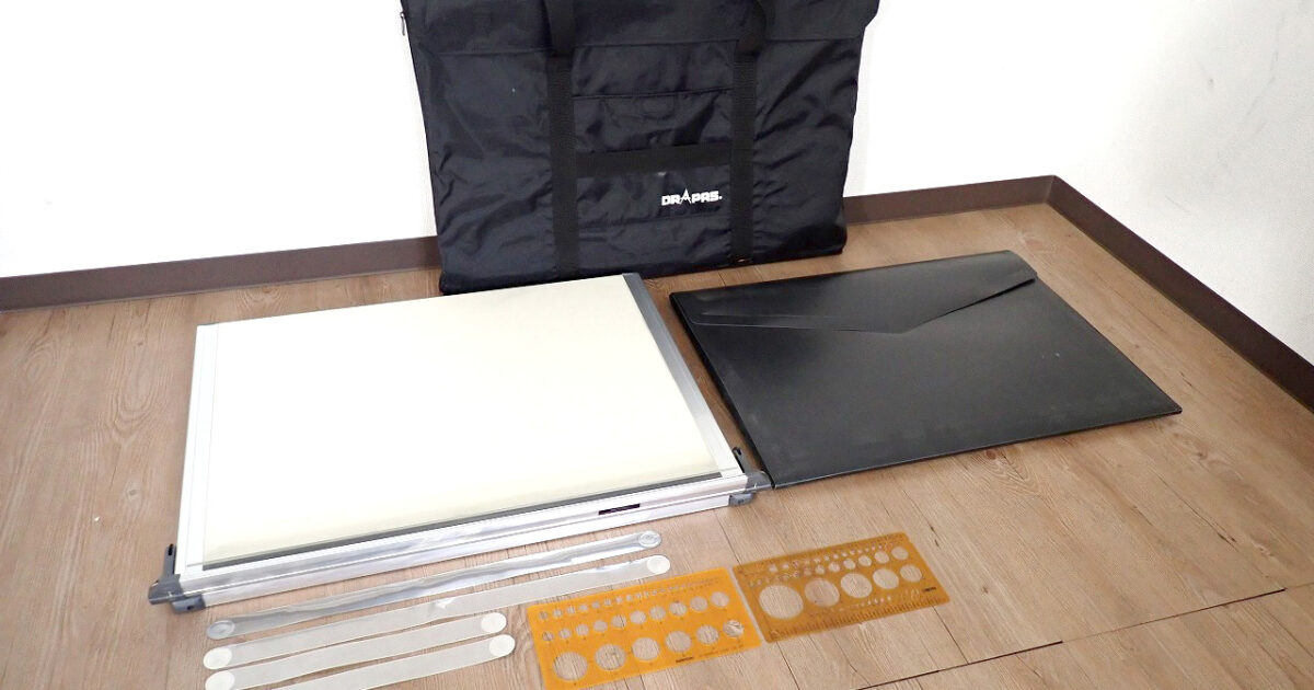 製図板 DRAPAS BOARD DXM-602 ドラパスボード A2 平行定規 卓上 マグネットボード 建築 ケース付き