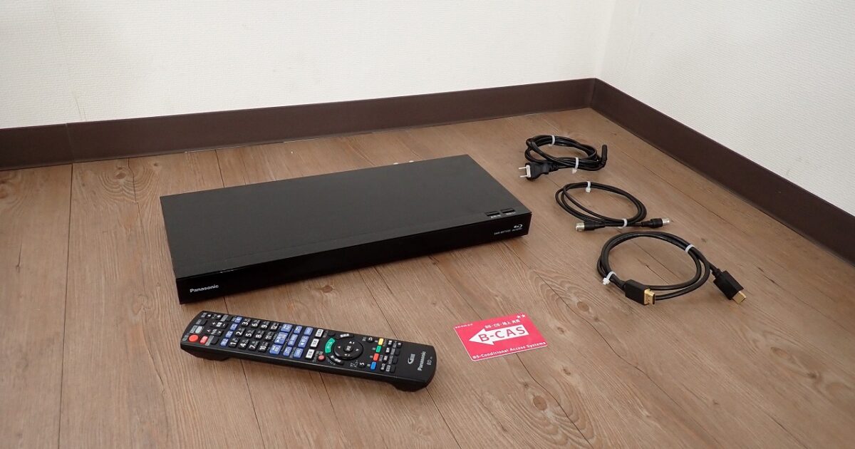 ブルーレイレコーダー Panasonic DIGA DMR-BRT1030 パナソニック おうちクラウドディーガ 1TB B-CAS リモコン N2QAYB001172