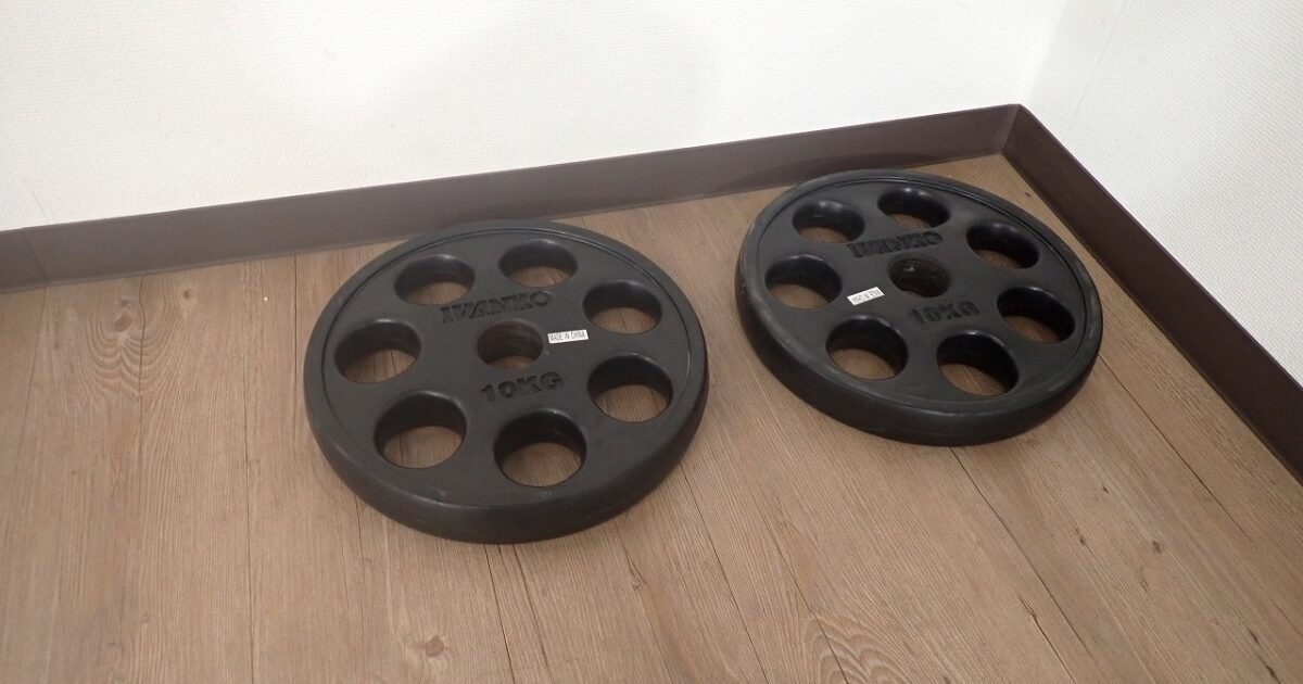 プレート IVANKO ROEZH10 イバンコ オリンピック ラバー イージーグリップ 10kg×2枚 合計 20kg 50mm 7穴