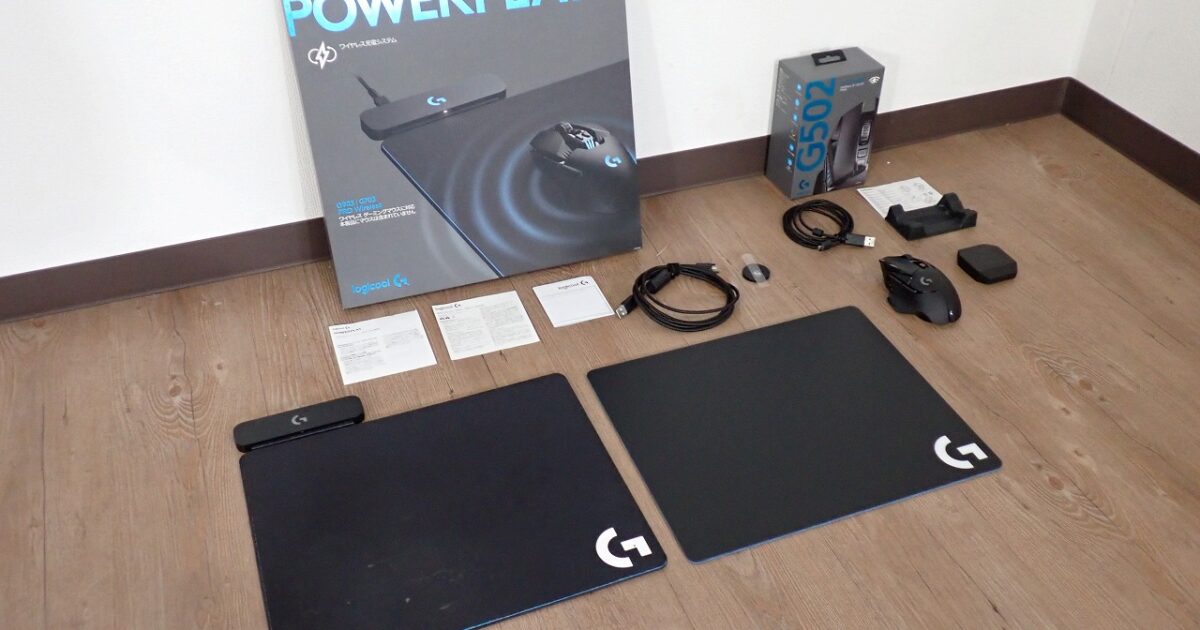 マウス Logicool G POWERPLAY G502WL ロジクール マウスパッド G-PMP-001 ゲーミング ワイヤレス 無線充電 パワープレイ