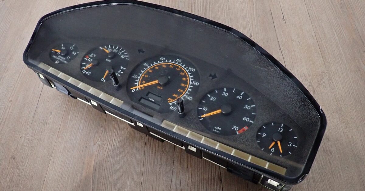 計器 VDO 1405400548 87001299 Mercedes-Benz SL R129 メルセデスベンツ スピードメーター タコメーター 時計 ドイツ ジャンク 15