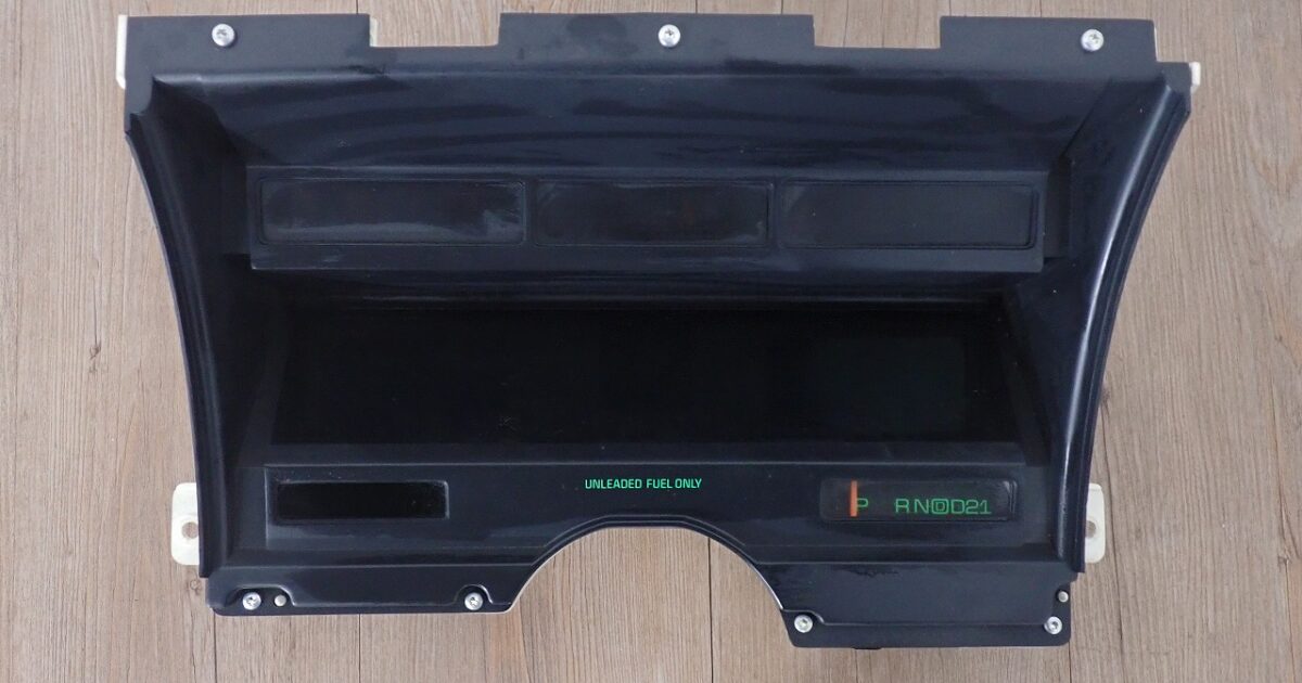 計器 25078736 IMP 1# NORYL UMR LABEL 16166970 1991 ASTRO シボレー アストロ スピードメーター ディスプレイ ジャンク 34