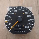 計器 VDO A140 542 38 06 81374143 MERCEDES-BENZ メルセデスベンツ スピードメーター 140 Type 300se 93 ジャンク 49