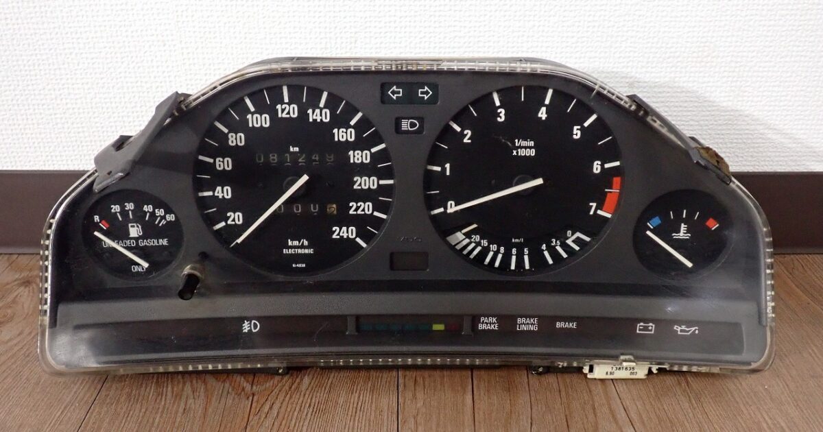 計器 VDO 88311148 110.008/403/43 BMW E30 スピードメーター タコメーター 水温計 ドイツ ジャンク 51