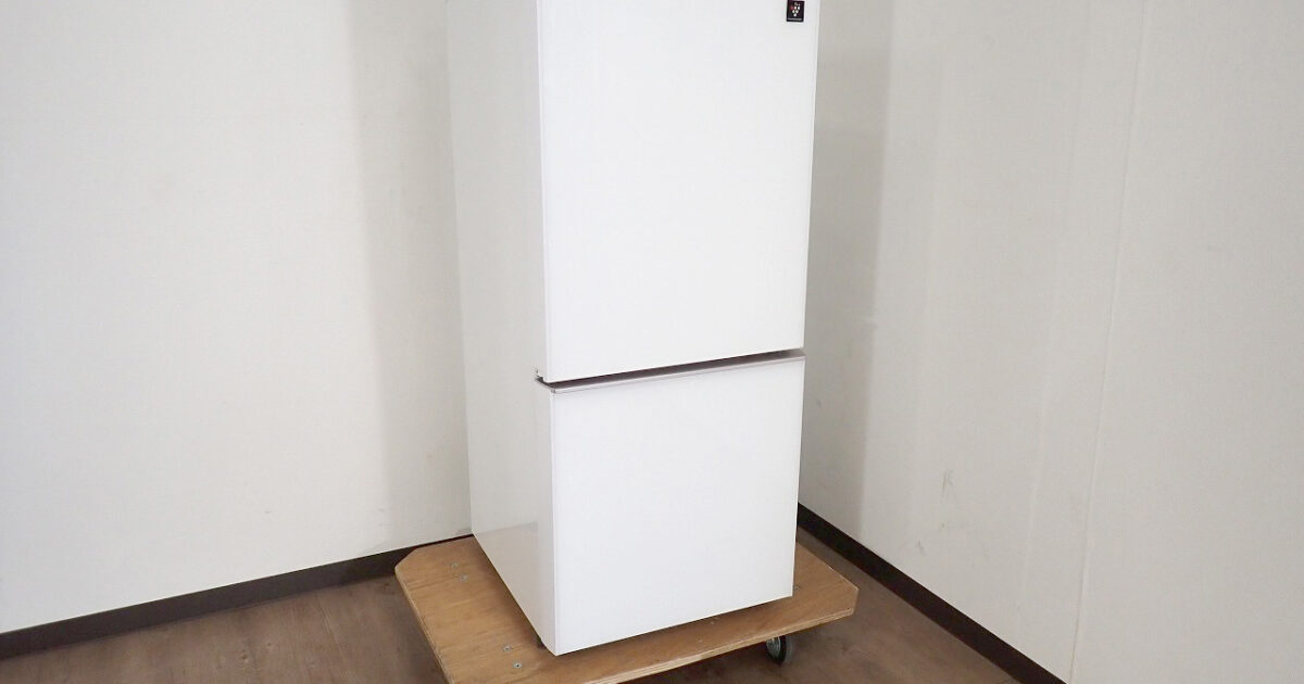 冷蔵庫 SHARP SJ-GD14D-W シャープ 2ドア 137L 48cm プラズマクラスター 小型 一人暮らし 白 ホワイト