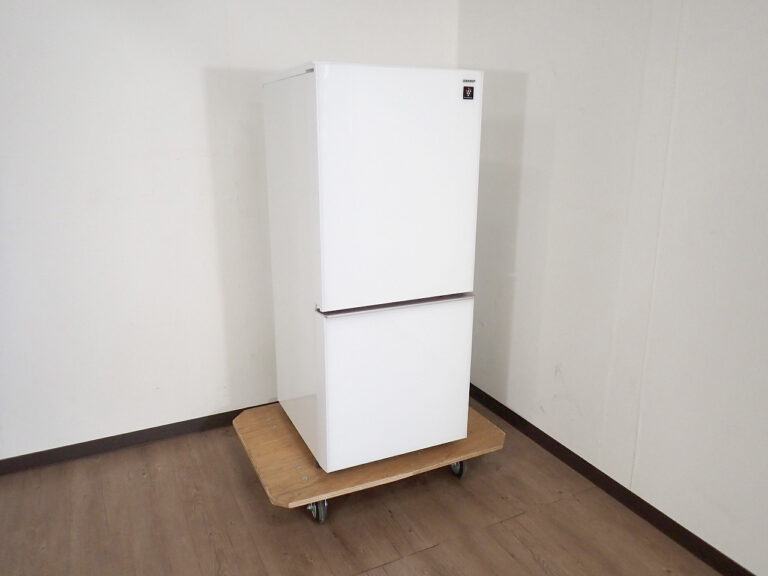 冷蔵庫 SHARP SJ-GD14D-W シャープ 2ドア 137L 48cm プラズマクラスター 小型 一人暮らし 白 ホワイト