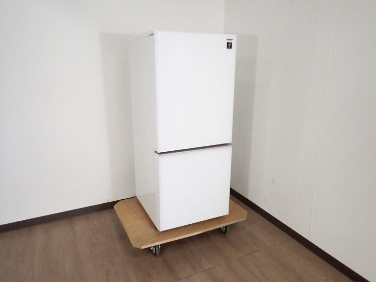 冷蔵庫 SHARP SJ-GD14D-W シャープ 2ドア 137L 48cm プラズマクラスター 小型 一人暮らし 白 ホワイト