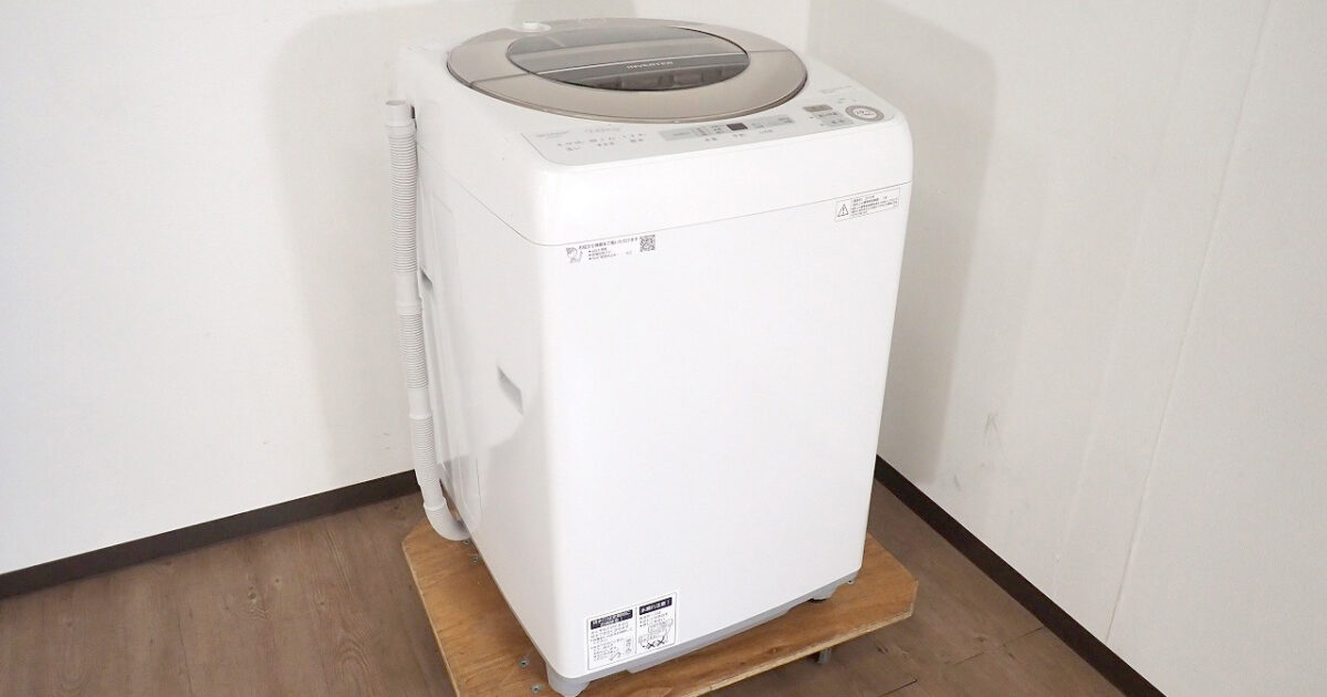洗濯機 SHARP ES-SH7C-N シャープ 7kg 送風乾燥 おしゃれ着 毛布 縦型