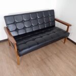 ソファ カリモク60 Kチェア 2シーター KARIMOKU K CHAIR W36173BW スタンダードブラック 2P 2人掛け