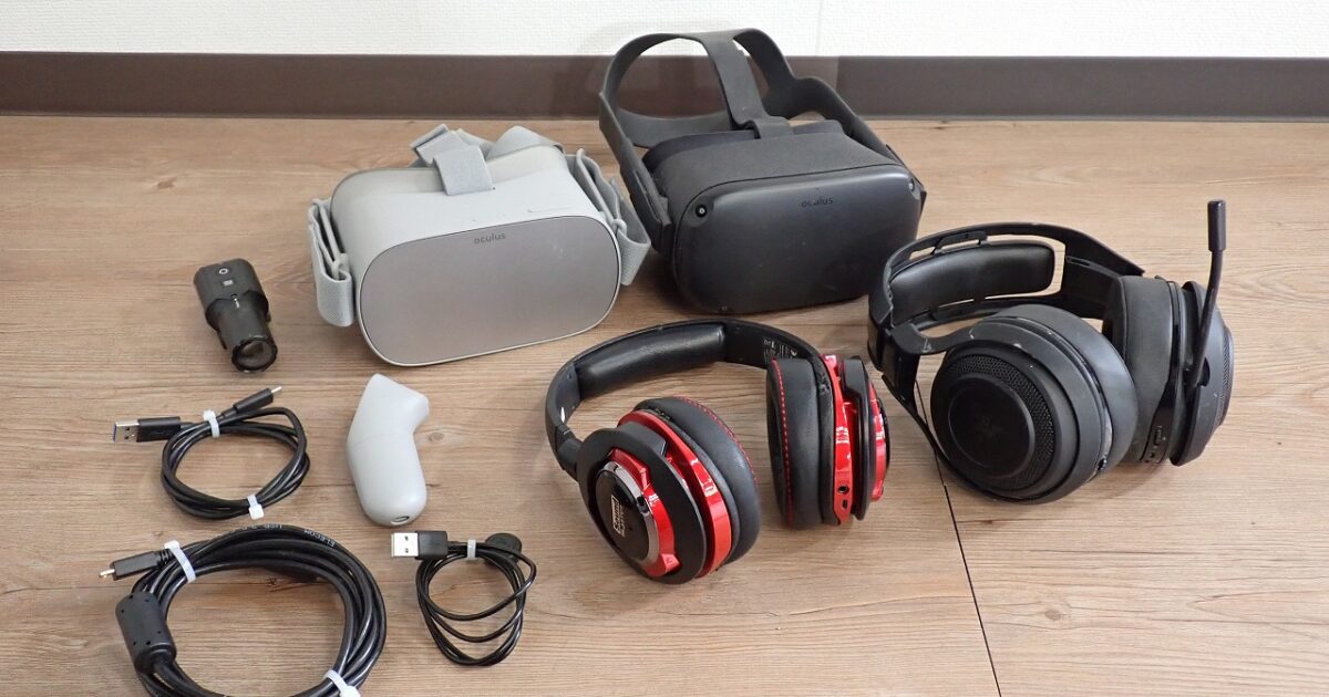 VRヘッドセット oculus MH-B オキュラス ヘッドマウントディスプレイ Run Cam カメラ ヘッドホン CREATIVE GH0250 RAZER ジャンク