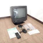 テレビ SHARP CZ-611D-BK シャープ X68000用 モニター ディスプレイ IC トランジスタ テレビジョン 受信機 リモコンつき