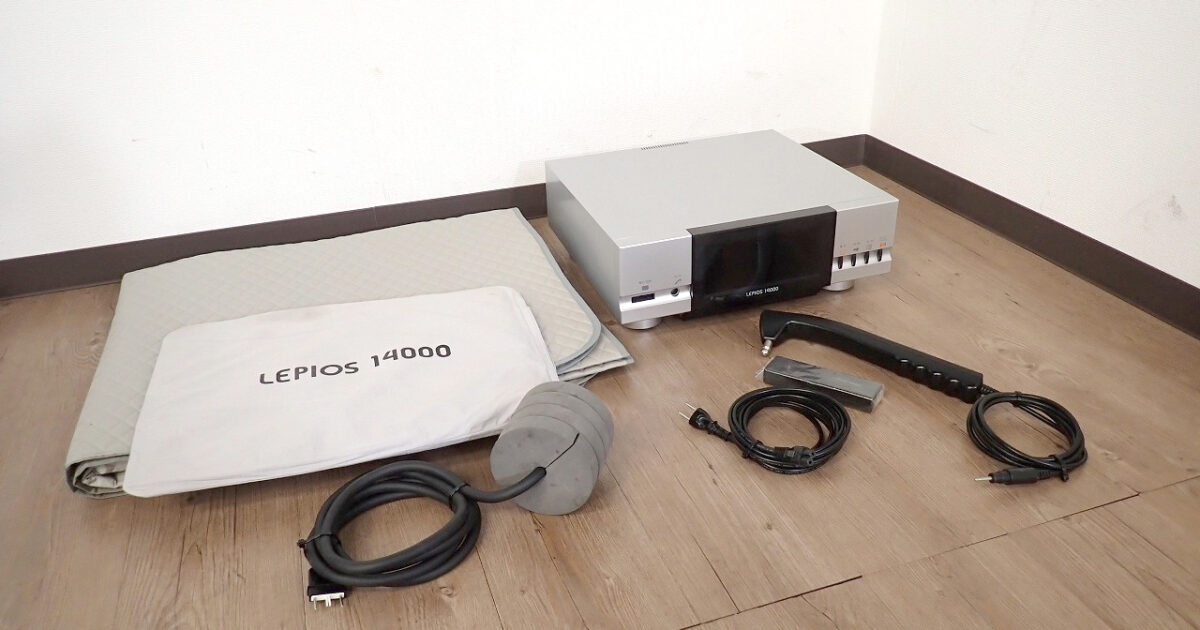 電位治療器 朝日技研工業 LEPIOS 14000 レピオス 絶縁マット 通電マット リモコン