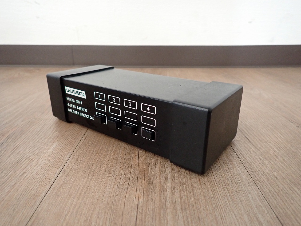 セレクター SOUNDSTAR MODEL SS-4 4-SETS STEREO SPEAKER SELECTOR スピーカー サウンドスター ...