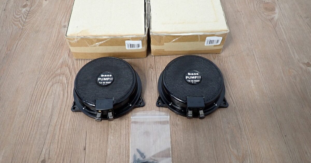 スピーカー BASS PUMP III 50W RMS 4Ω ベース ポンプ 2 振動 ユニット バス ペア