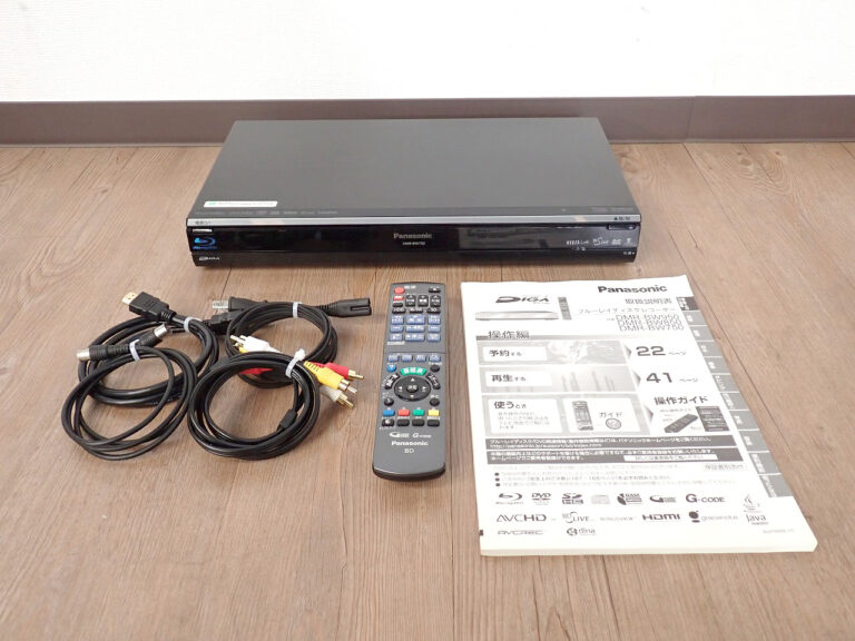 ブルーレイレコーダー Panasonic DIGA DMR-BW750 パナソニック ディーガ 320GB W録画 B-CAS リモコン N2QAYB000346