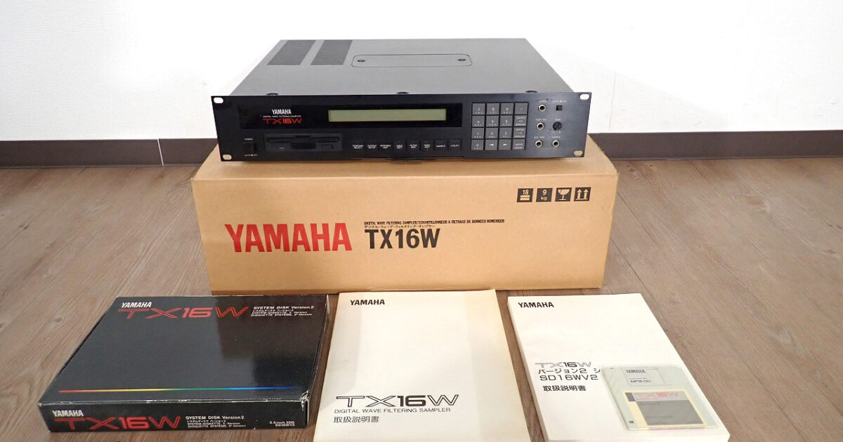 サンプラー YAMAHA TX16W DIGITAL WAVE FILTERING SAMPLER ヤマハ デジタル ウェーブ フィルタリング サンプラー SD16WV2