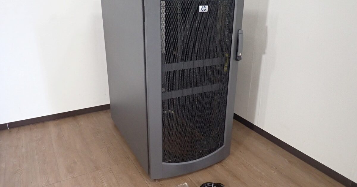 サーバーラック hp 22U GM ヒューレットパッカード 19インチ クーラー ファン 7290308 鍵付き キャビネット