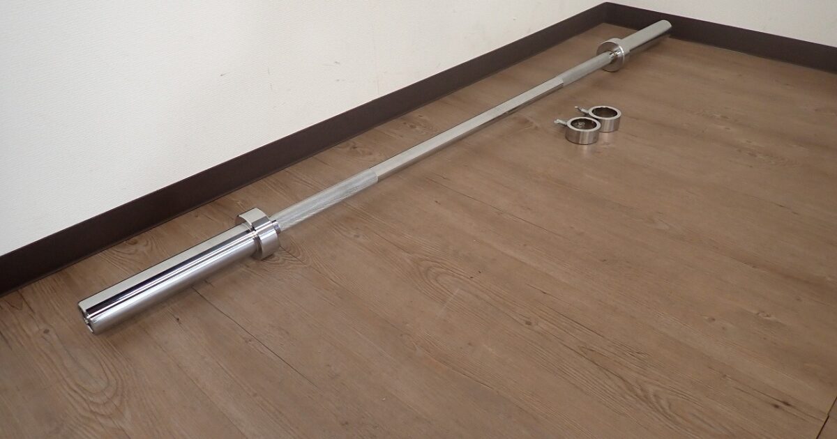 バーベルシャフト iROTEC アイロテック オリンピック シャフト ショートタイプ 約155cm 50mm カラー