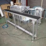 ベルトコンベヤ MARUYASU MMX224-VG-309-200-230-K-9-0-SP マルヤス機械 ストレート コンベア 200V 長さ 230cm 幅26cm