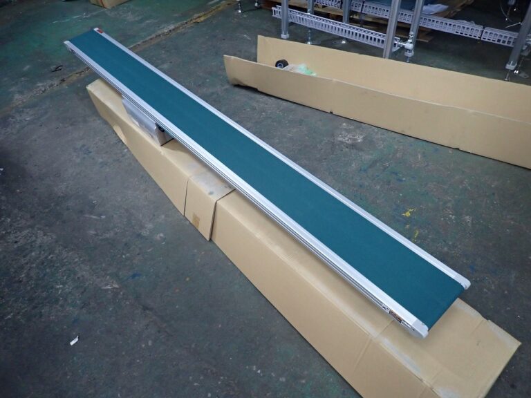 ベルトコンベヤ okura DMG15DR217N11T04Z BELCON mini III オークラ ベルコンミニ3 200V 長さ217cm 幅15cm 電動 コンベア