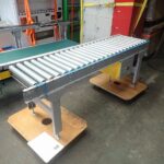 ローラーコンベヤ okura OSS57X1950-02M-20-25 オークラ 長さ195cm 幅56cm 駆動コンベア 200V 電動