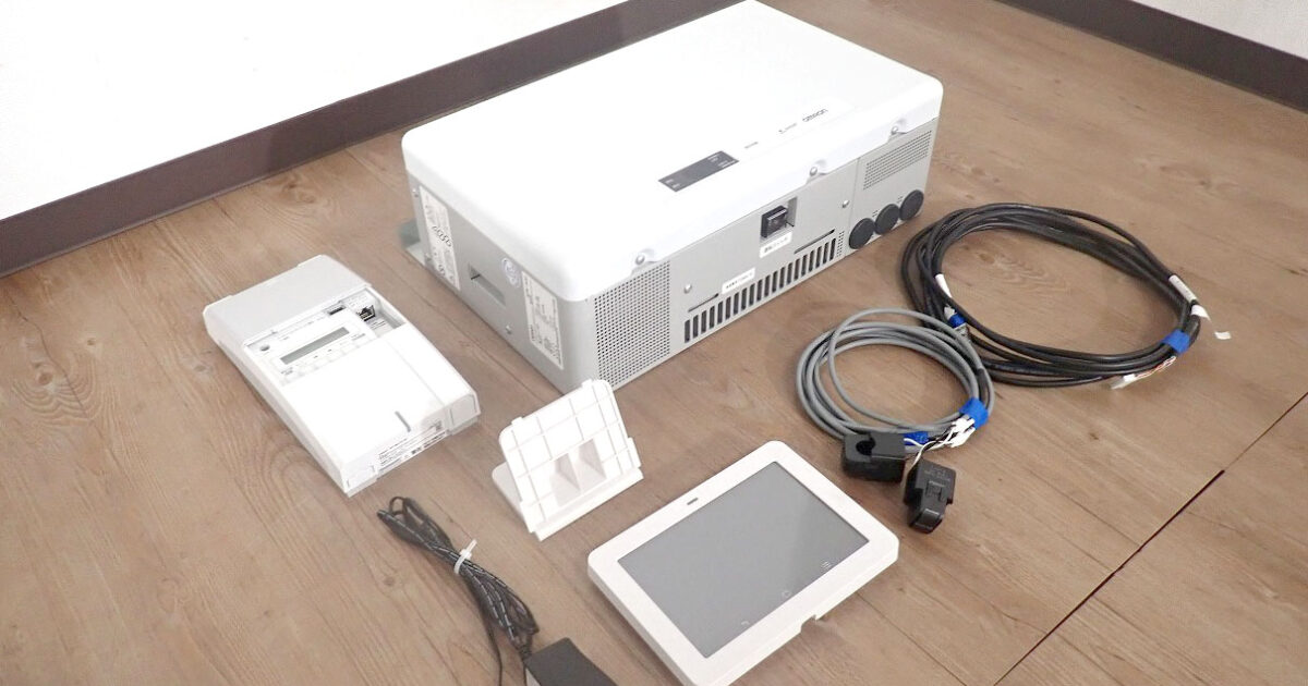 パワーコンディショナー OMRON KPK-A40 カラー表示ユニット KP-MU1P-D 計測ユニット KP-MU1P-M オムロン 4.0kW 屋内用 パワコン