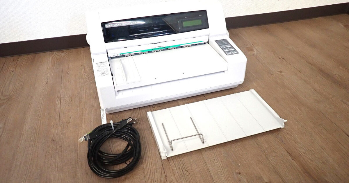 ドットインパクトプリンタ OKI MICROLINE 5650SU3-R 沖データ 106桁 水平インサータ 複写 伝票印字 パラレル USB
