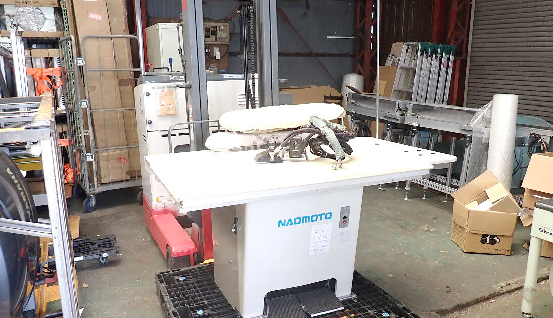 アイロン仕上台 NAOMOTO 直本工業 FBX ヒートレススチームアイロン HSL-610 ASL-621 100V 電気蒸気 業務用 ナオモト