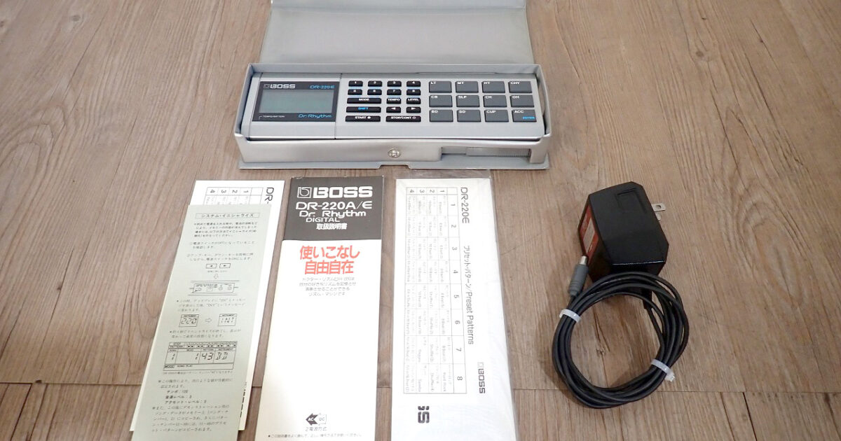 リズムマシン BOSS Dr.Rhythm DIGITAL DR-220E ボス ドクターリズム デジタル ドラムマシン PSA-100