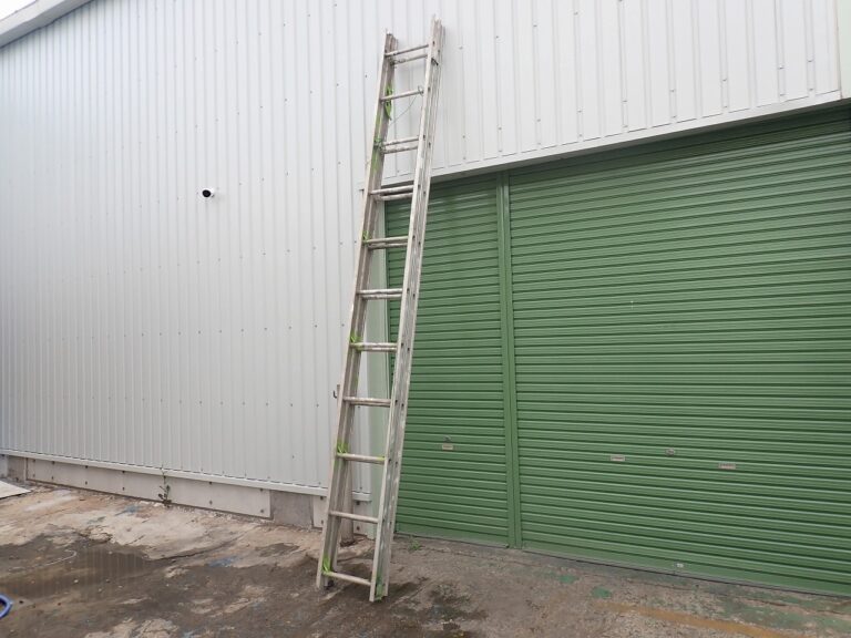 はしご 2連ハシゴ アルミ スライダー 伸縮 最大長さ 約7200mm 幅 約400mm