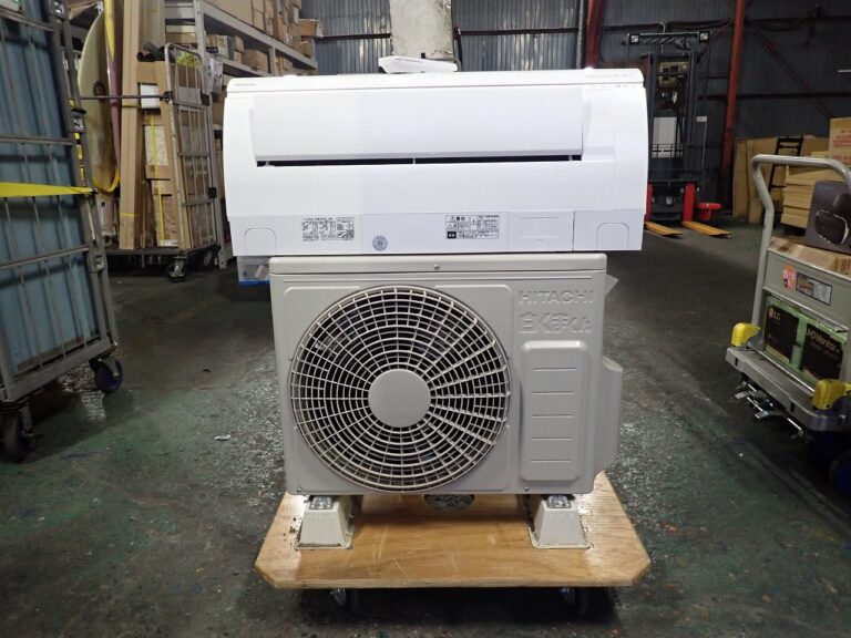 エアコン HITACHI RAS-KW220L 日立 ステンレス クリーン 白くまくん 2.2kW 100V 6畳用 凍結洗浄 冷暖房 クーラー