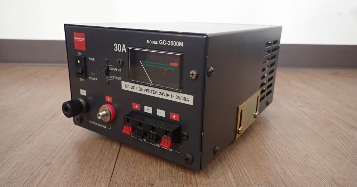 DCコンバーター DIAMOND GC-3000M ダイヤモンド 第一電波工業 DC-DC 24V→13.8V 30A デコデコ 無線機 アマチュア無線