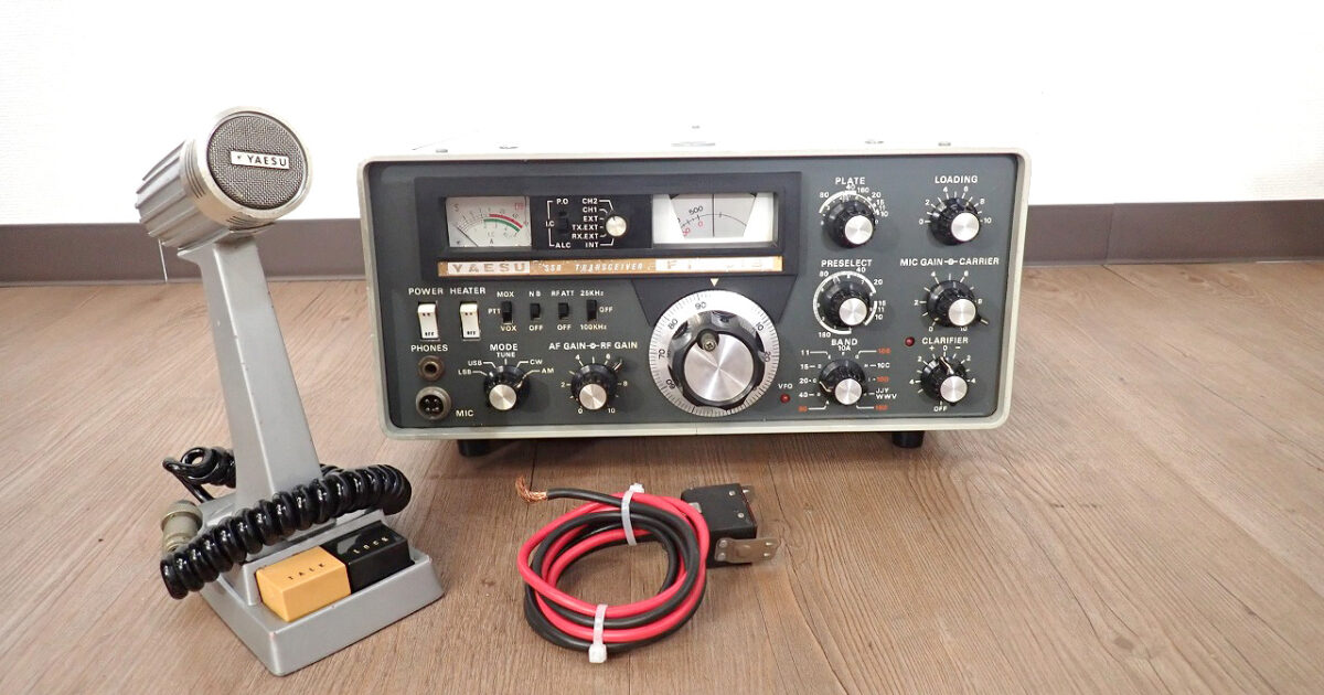 無線機 YAESU FT-101B マイク YD-844A 八重洲無線 アマチュア無線 SSB TRANSCEIVER トランシーバー 固定機