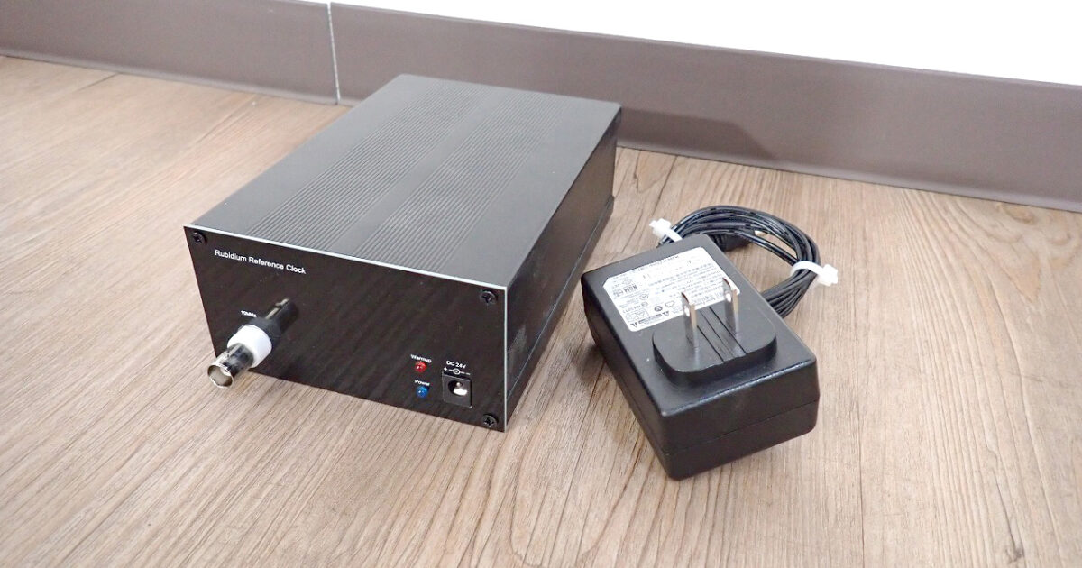 マスタークロック Rubidium Reference Clock ルビジウム リファレンス クロック オーディオ 10MHz DC24V