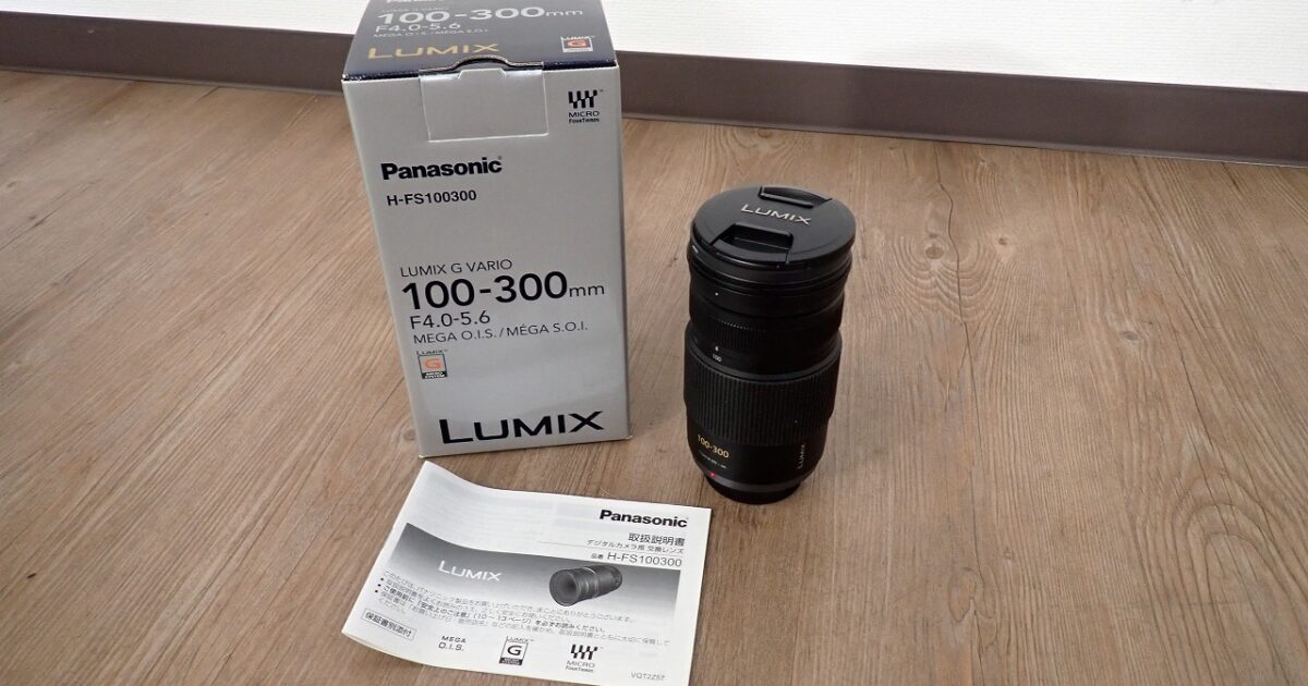 レンズ Panasonic LUMIX H-FS100300 G VARIO 1:4.0-5.6/100-300 φ67 MEGA O.I.S. パナソニック 望遠ズーム マイクロフォーサーズ