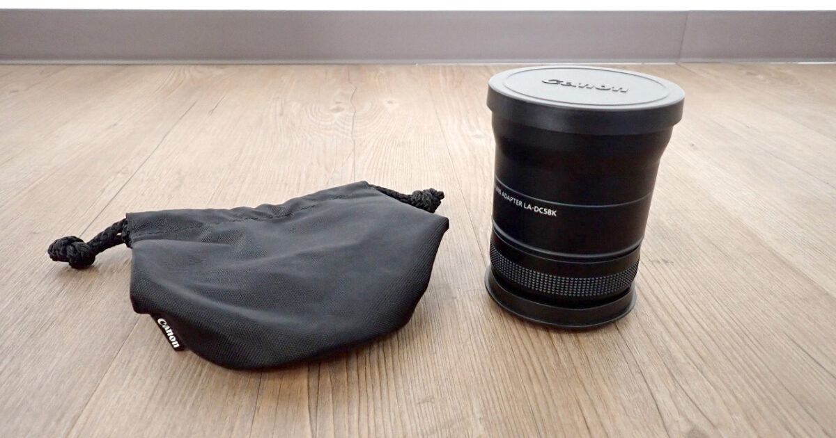 コンバージョンレンズアダプター Canon CONVERSION LENS ADAPTER LA-DC58K テレコンバーター TELE-CONVERTER TC-DC58D 1.4x