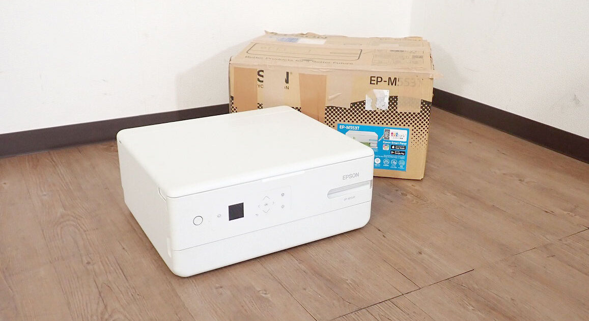 プリンタ EPSON EP-M553T エプソン A4 インクジェット 複合機 4色 背面トレイ コピー スキャナ USB Wi-Fi ダイレクト印刷