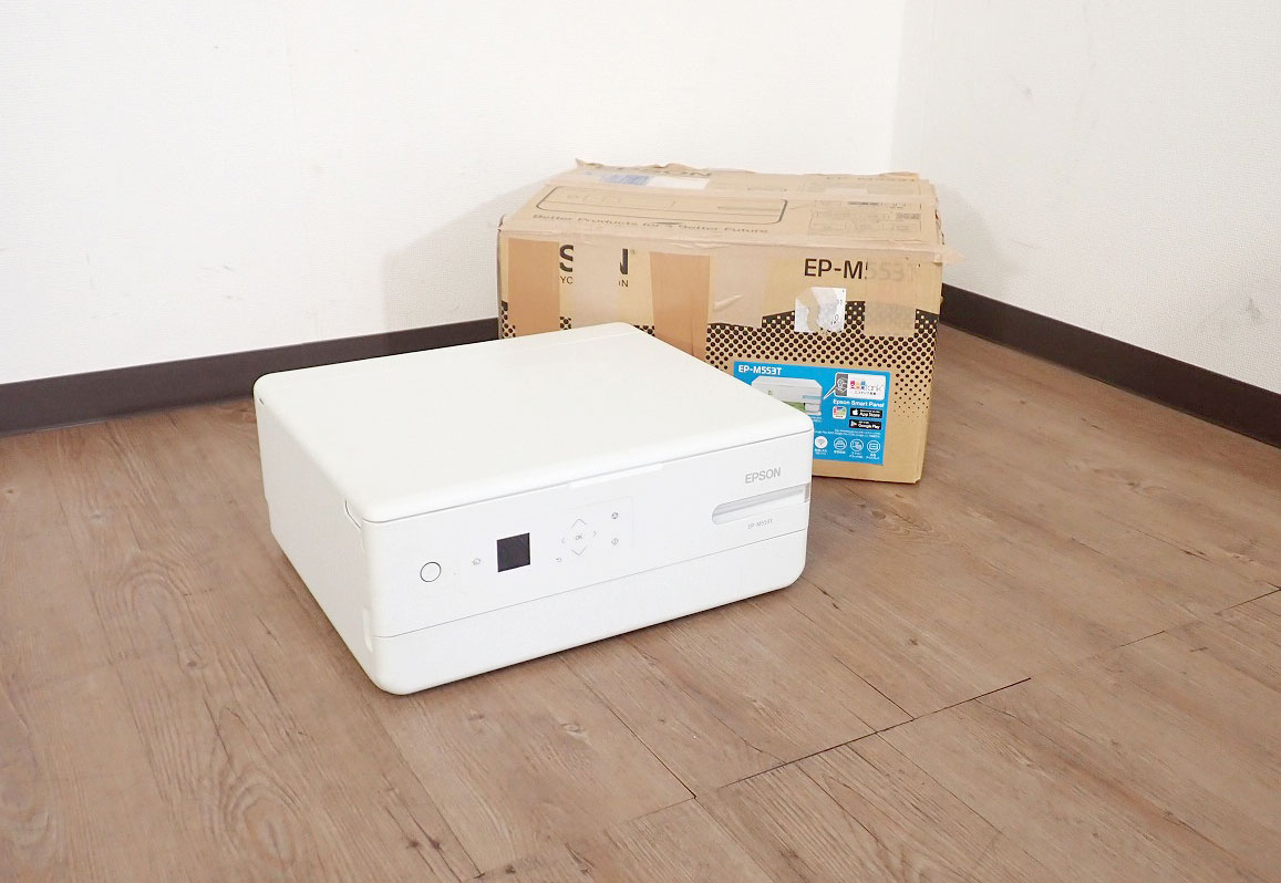 プリンタ EPSON EP-M553T エプソン A4 インクジェット 複合機 4色 背面トレイ コピー スキャナ USB Wi-Fi ダイレクト印刷