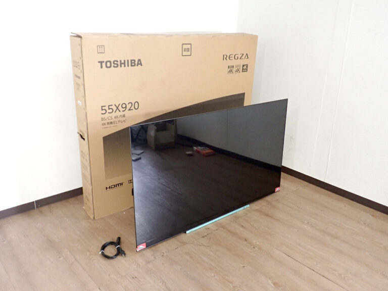 テレビ TOSHIBA 55X920 東芝 55インチ 有機EL パネル方式 BS CS 4K 内臓 レグザ REGZA NETFLIX 2018年