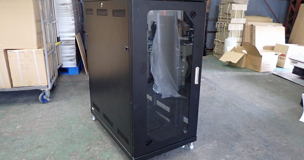 サーバーラック コンピューター W60cm×D101cm×H125cm 24U 19インチ