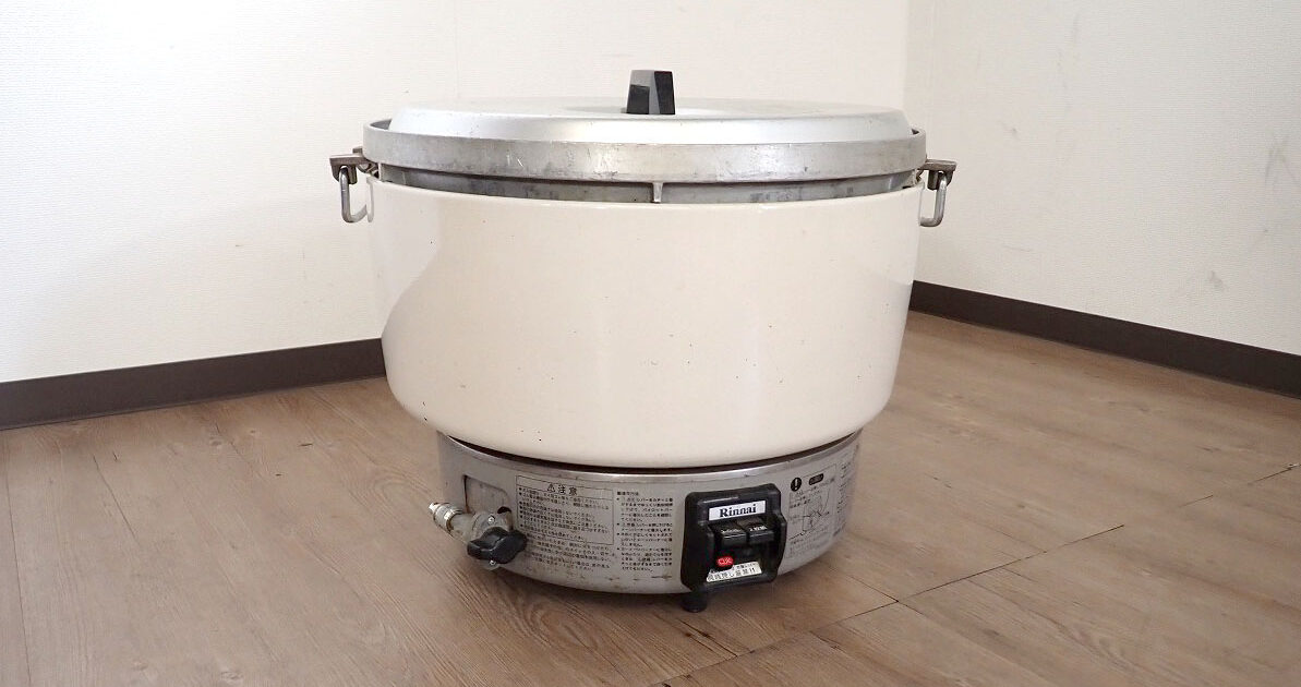炊飯器 Rinnai RR-50S1 リンナイ 業務用ガス炊飯器 卓上型 普及タイプ 10.0L 5升炊き LPガス用 ガス釜 大型 厨房器機 飲食店 キッチン